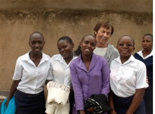 Sue and Lydia with retreatants