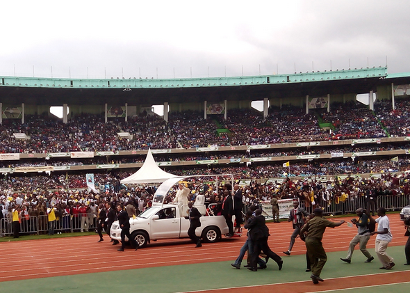 Pope visits Kenya